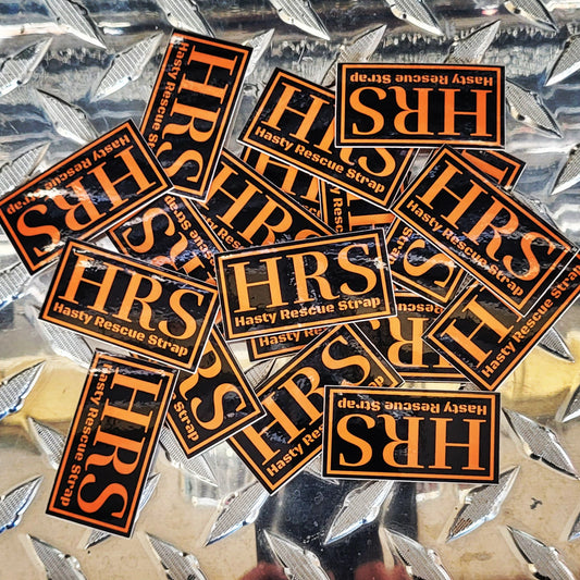 Hasty Rescue Strap Sticker 2"